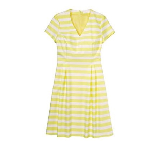 hugo boss yellow dress